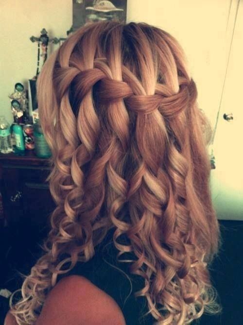 Waterfall braid Waterfall braid