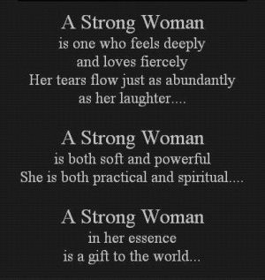 a strong woman