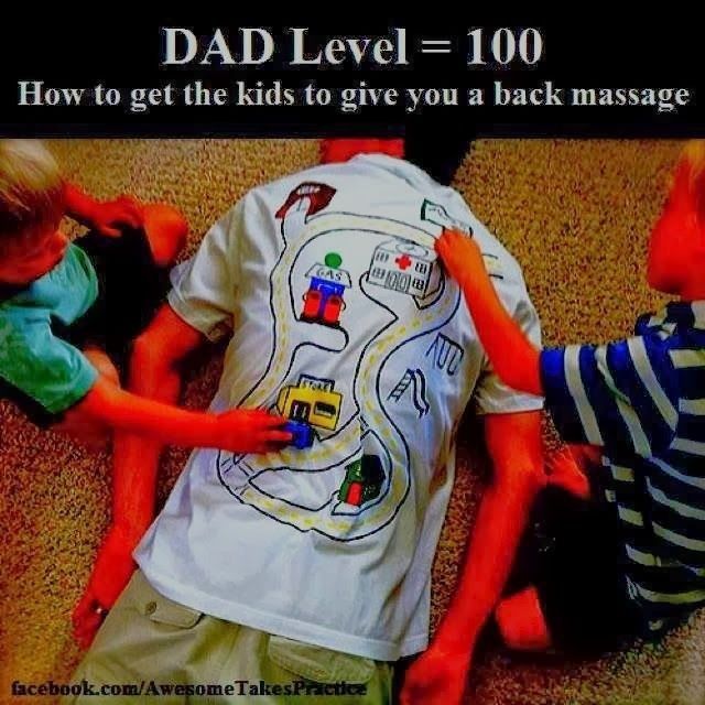 Back Massage from kids