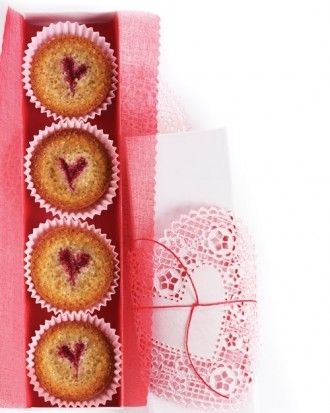 Raspberry almond financiers Raspberry almond financiers