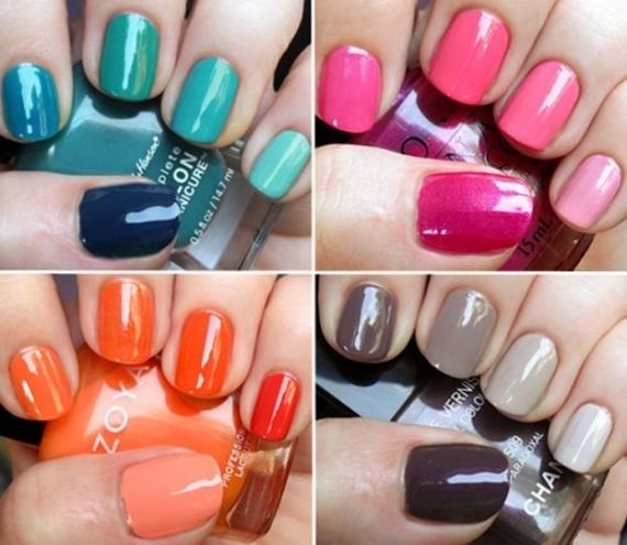 Monochromatic nails Monochromatic nails