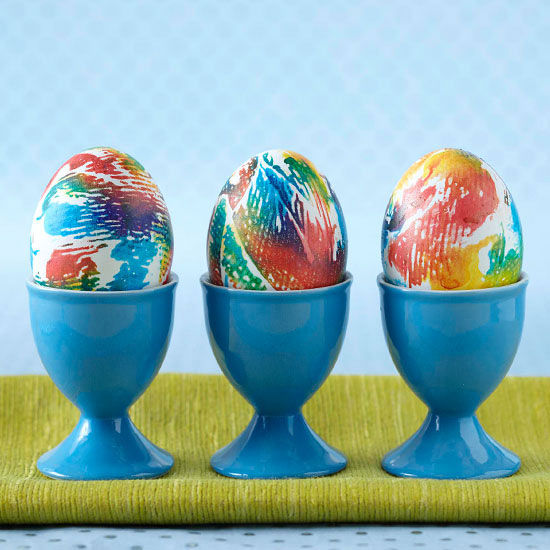 Tie dyed easter eggs Tie dyed easter eggs