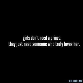 Girls dont need a prince