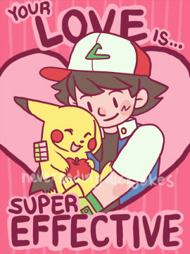 Your love is super effective Your love is super effective
