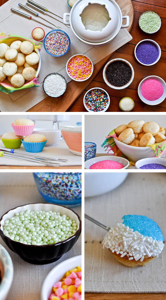 Cupcakes fondue Cupcakes fondue