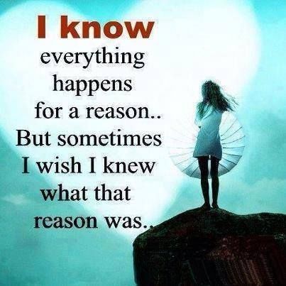 everything happens for a reason