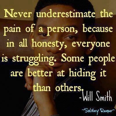 the pain of a person