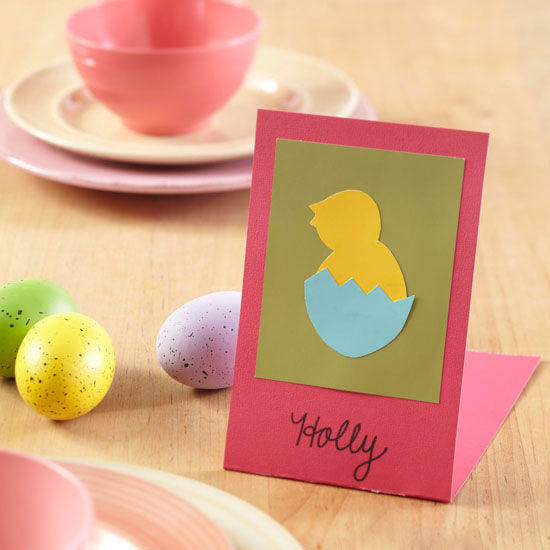 Hatched chick place cards Hatched chick place cards