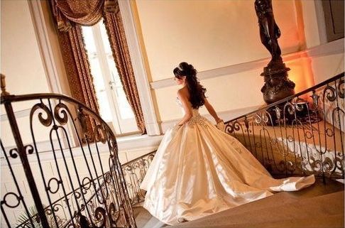 Bride on the staircase Bride on the staircase