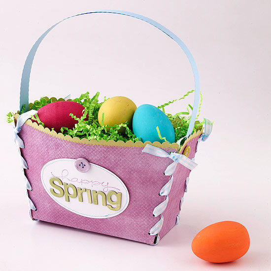 Pretty paper easter basket Pretty paper easter basket