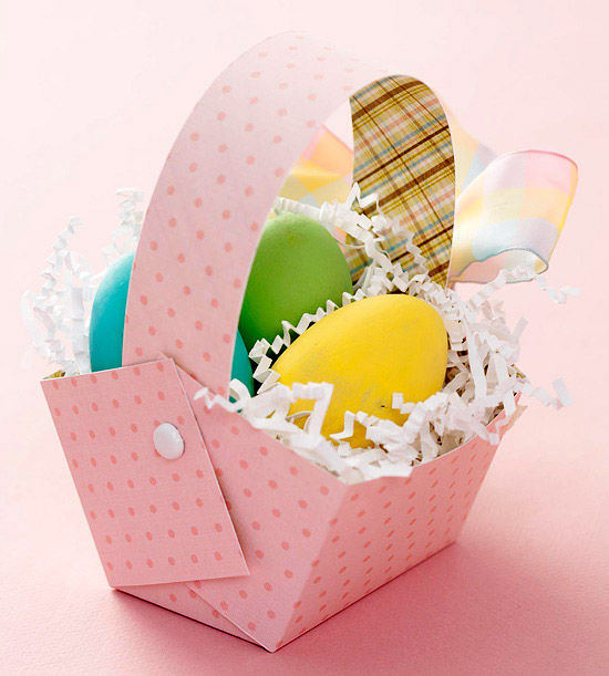 Easter treat basket