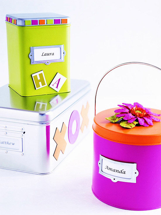 Tin easter basket