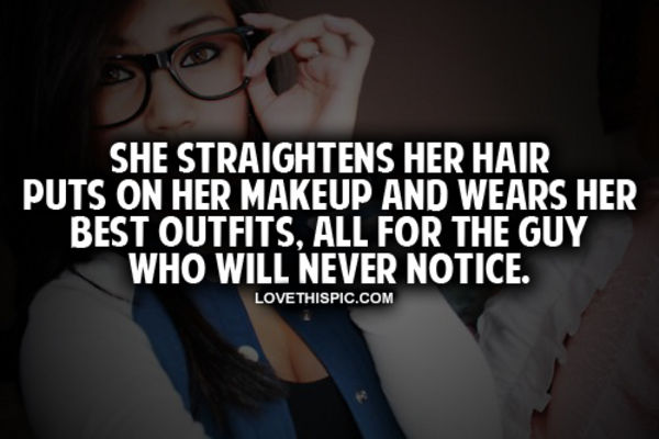 All For The Guy Who Will Never Notice All For The Guy Who Will Never Notice
