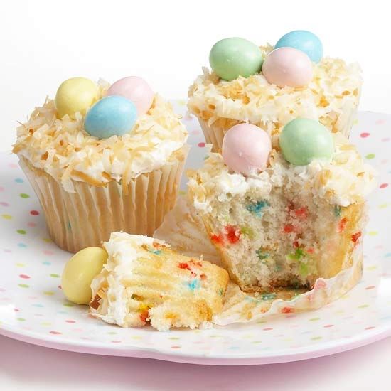 Easter egg cupcakes