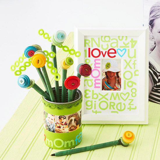 Mothers Day Pencil Holder and Frame Mothers Day Pencil Holder and Frame