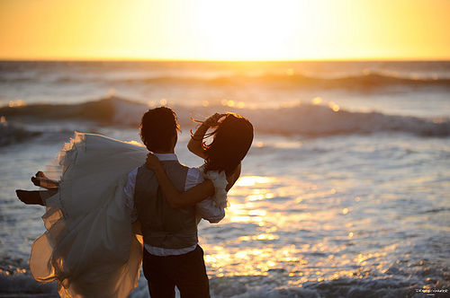 Wedding sunset Wedding sunset