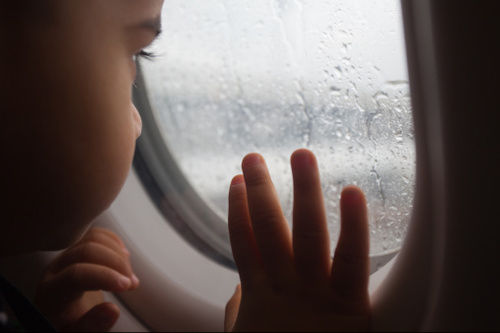 Waving goodbye
