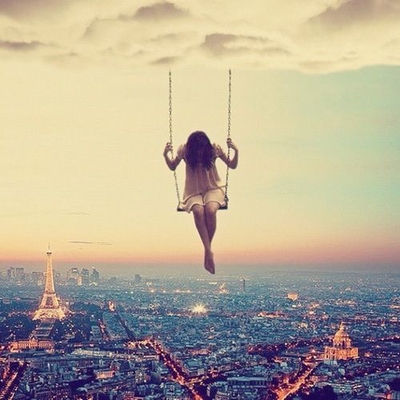 Swing from a cloud