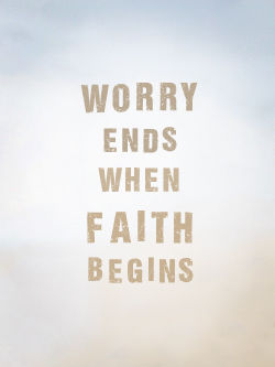 Worry ends Worry ends