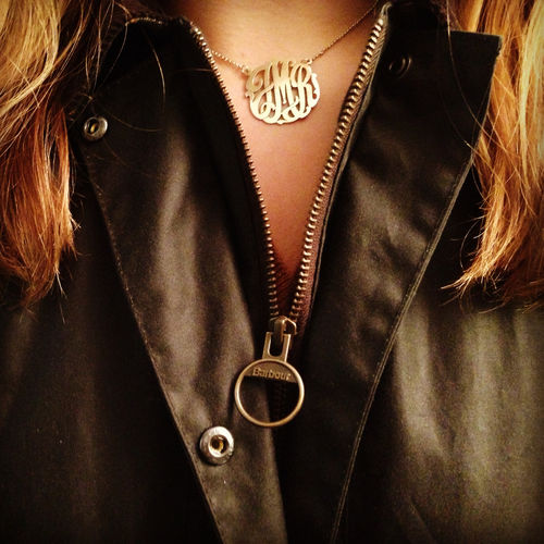 Monogram necklace Monogram necklace