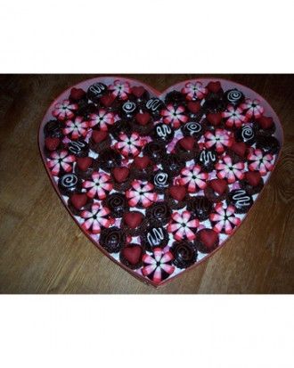 Box of chocolates cupcakes Box of chocolates cupcakes