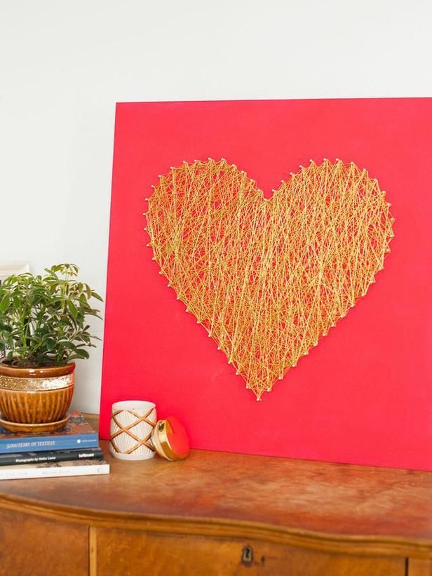 String art heart