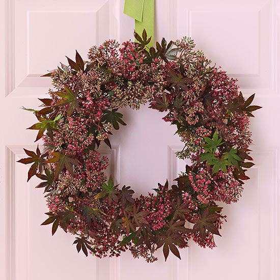 Simple spring wreath