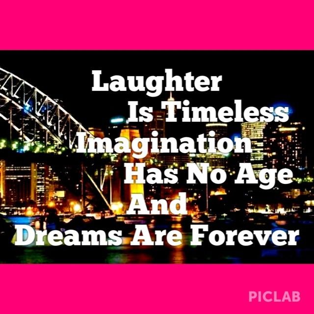 Laughter is timeless imagination Laughter is timeless imagination