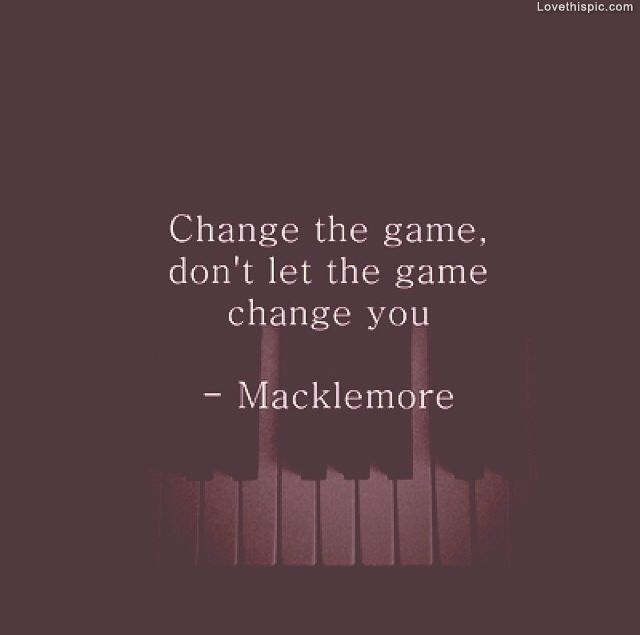 Change the Game Change the Game