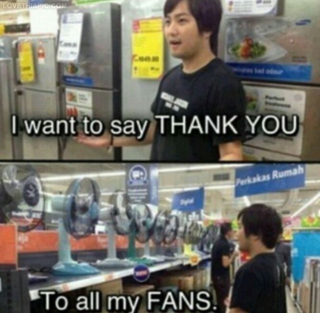 Thank You Fans Thank You Fans