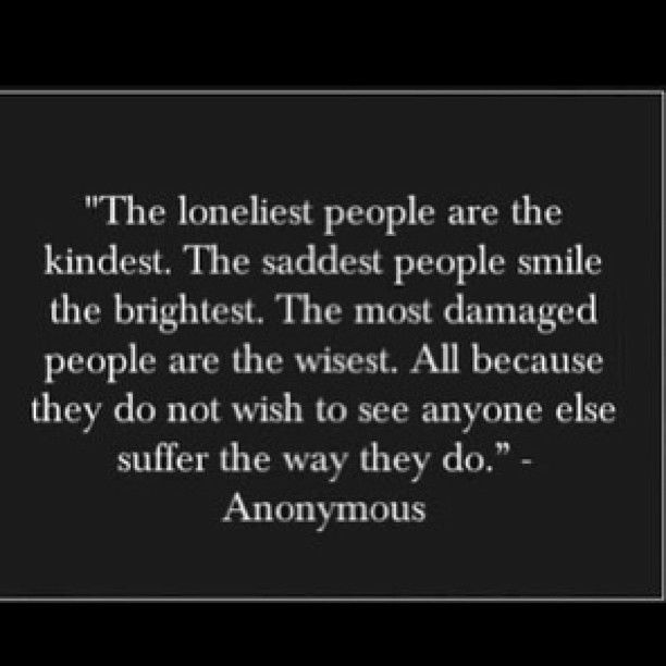 The loneliest people The loneliest people