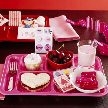 Cute valentines meal tray for kids
