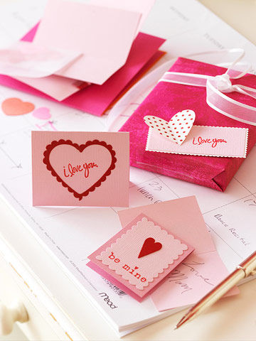 Valentines love notes