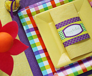 Easter napkin rings