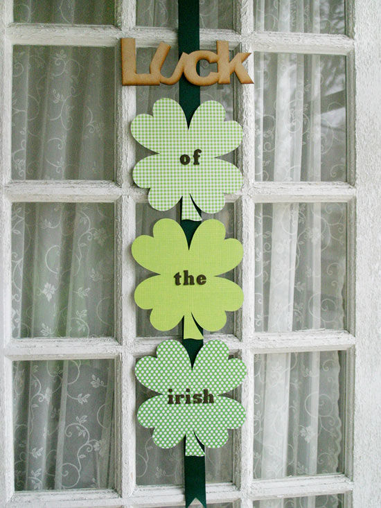 Four leaf clover door hanging Four leaf clover door hanging