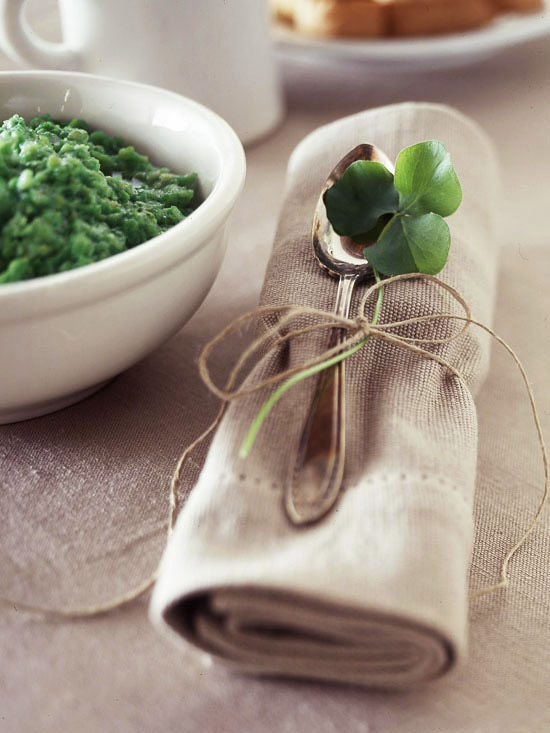 Irish napkin decor Irish napkin decor