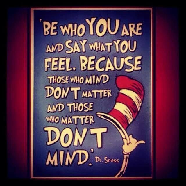 be who you are