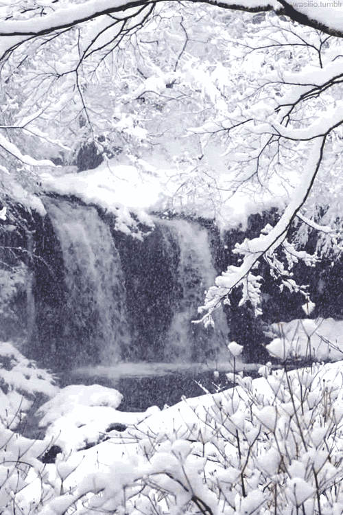 Icy waterfall Icy waterfall