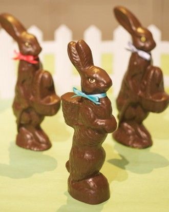Faux Chocolate Bunnies