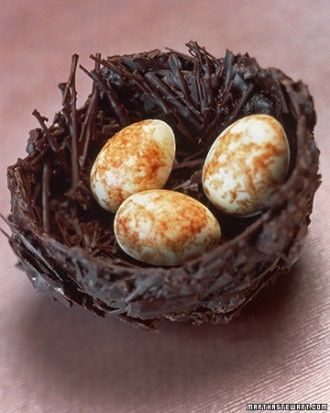 Chocolate nests