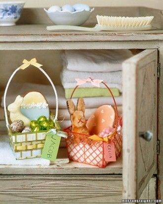 Decorated berry baskets
