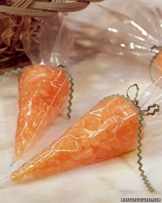Jelly bean carrot favors