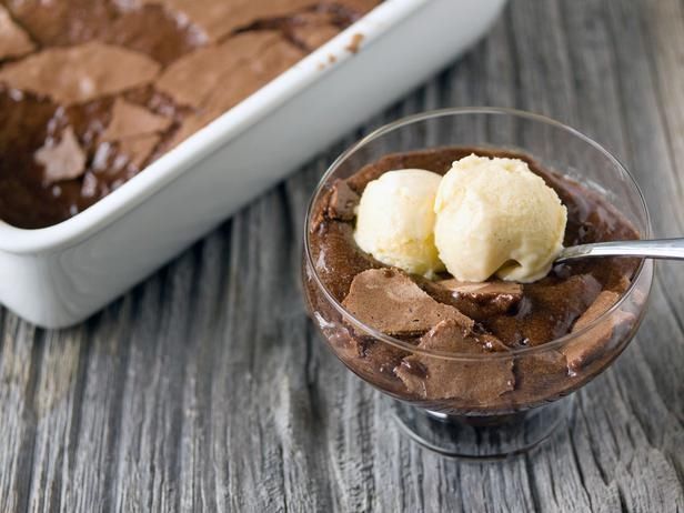 Chocolate brownie pudding