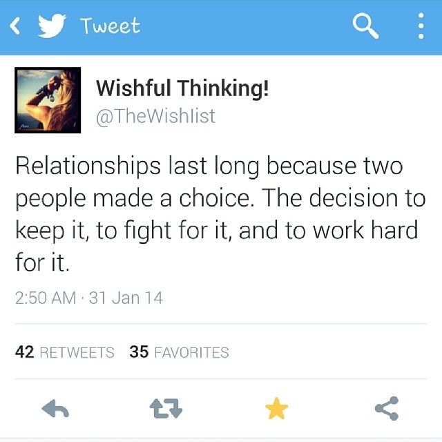 Relationships last long