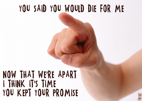 Die for me Die for me
