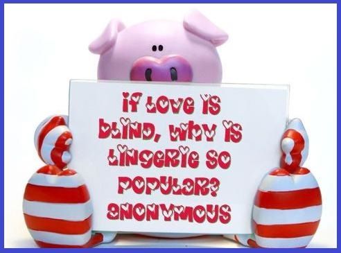 If love is blind, why is lingerie so popular If love is blind, why is lingerie so popular