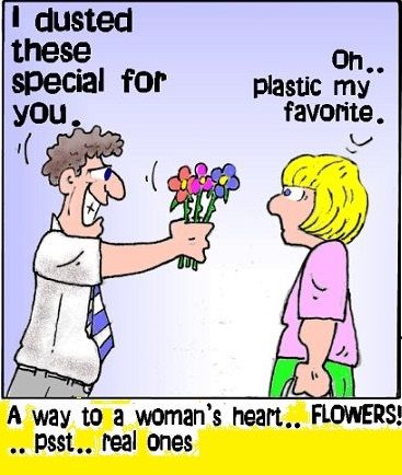 A way to a womans heart is flowers A way to a womans heart is flowers