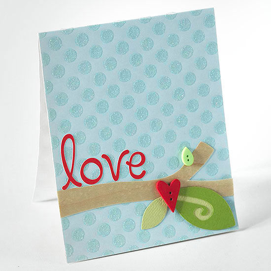 Love branch valentine