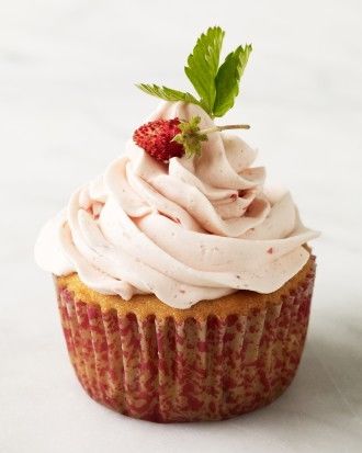 Strawberry cupcakes