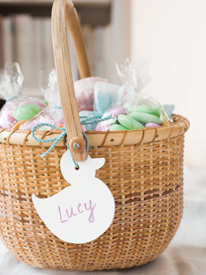 Easter basket tags Easter basket tags